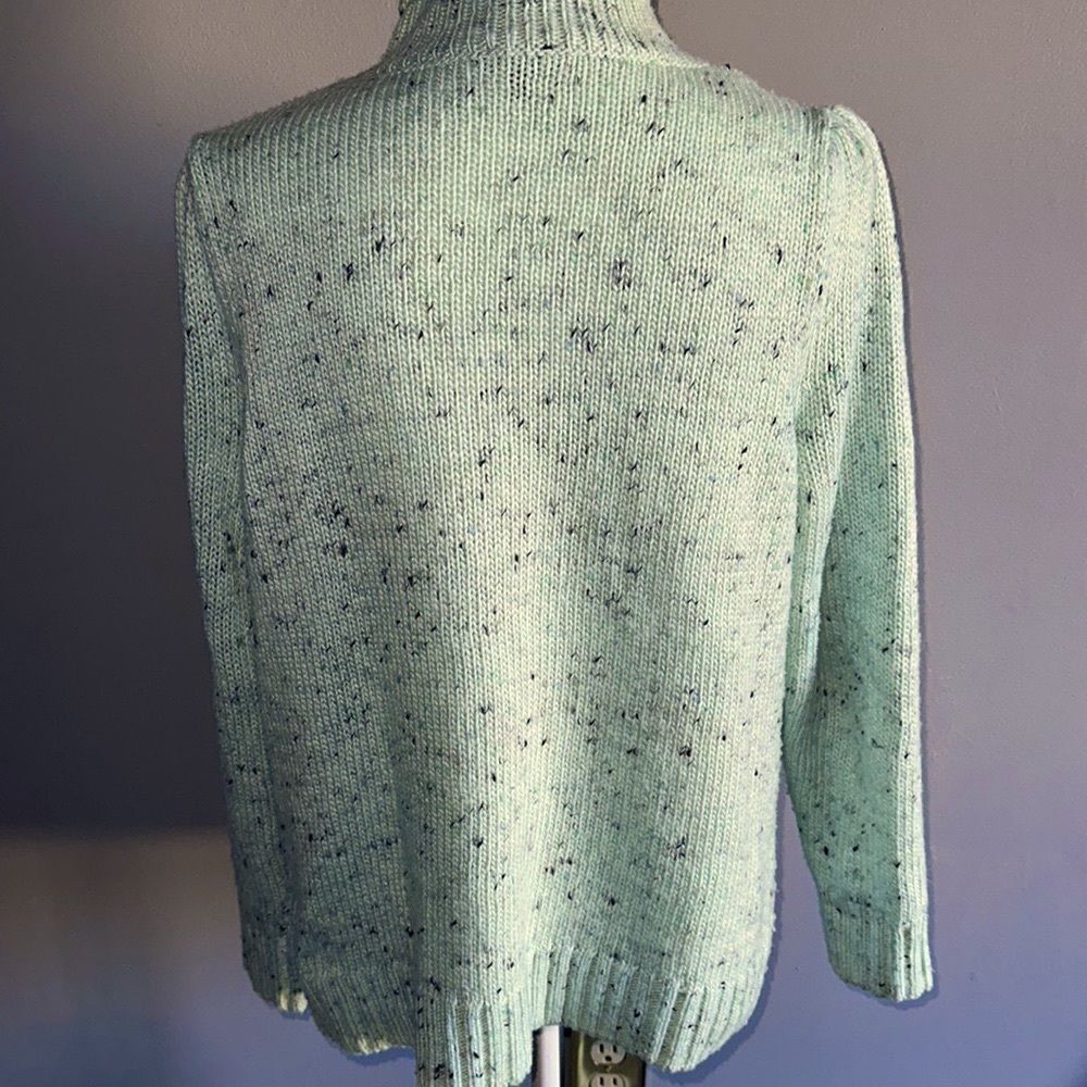 Talbots Cable Knit Tweed Sweater! - Picture 4 of 12